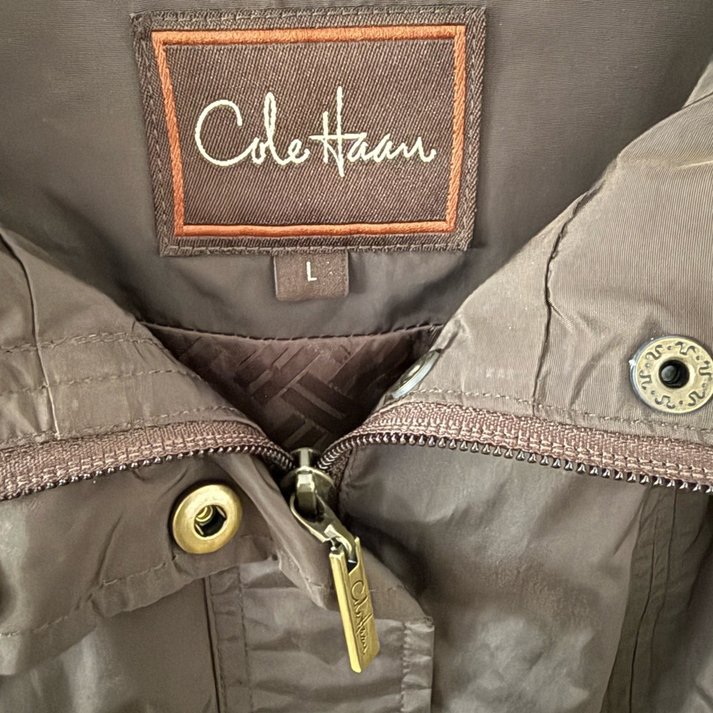 Cole Haan Women's Utility Jacket in Brown - Picture 3 of 4